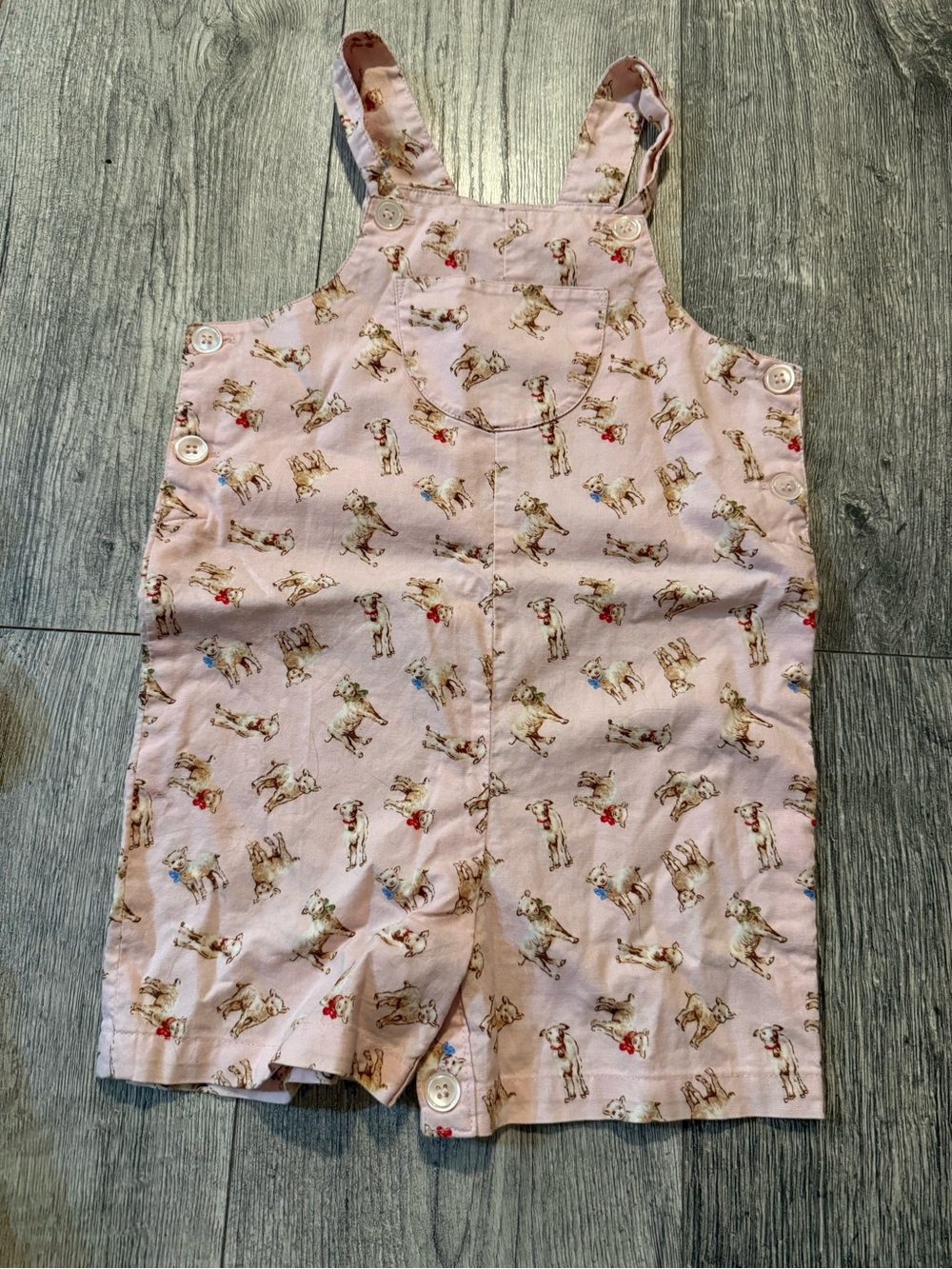 Rachel Riley lamb animal overalls